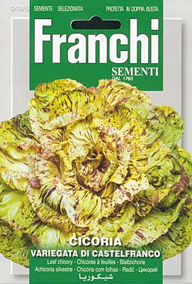 Unwins Bildhafte Packung 600 Samen Radicchio Palla Rosso Gemüse 